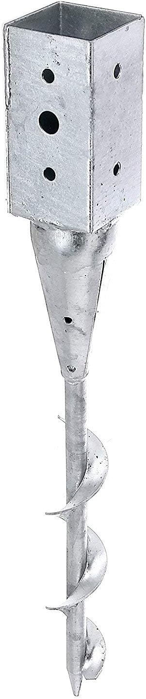 Insertion sleeve 71 mm hot-dip galvanized, insertion anchor for posts 70 x 70 mm