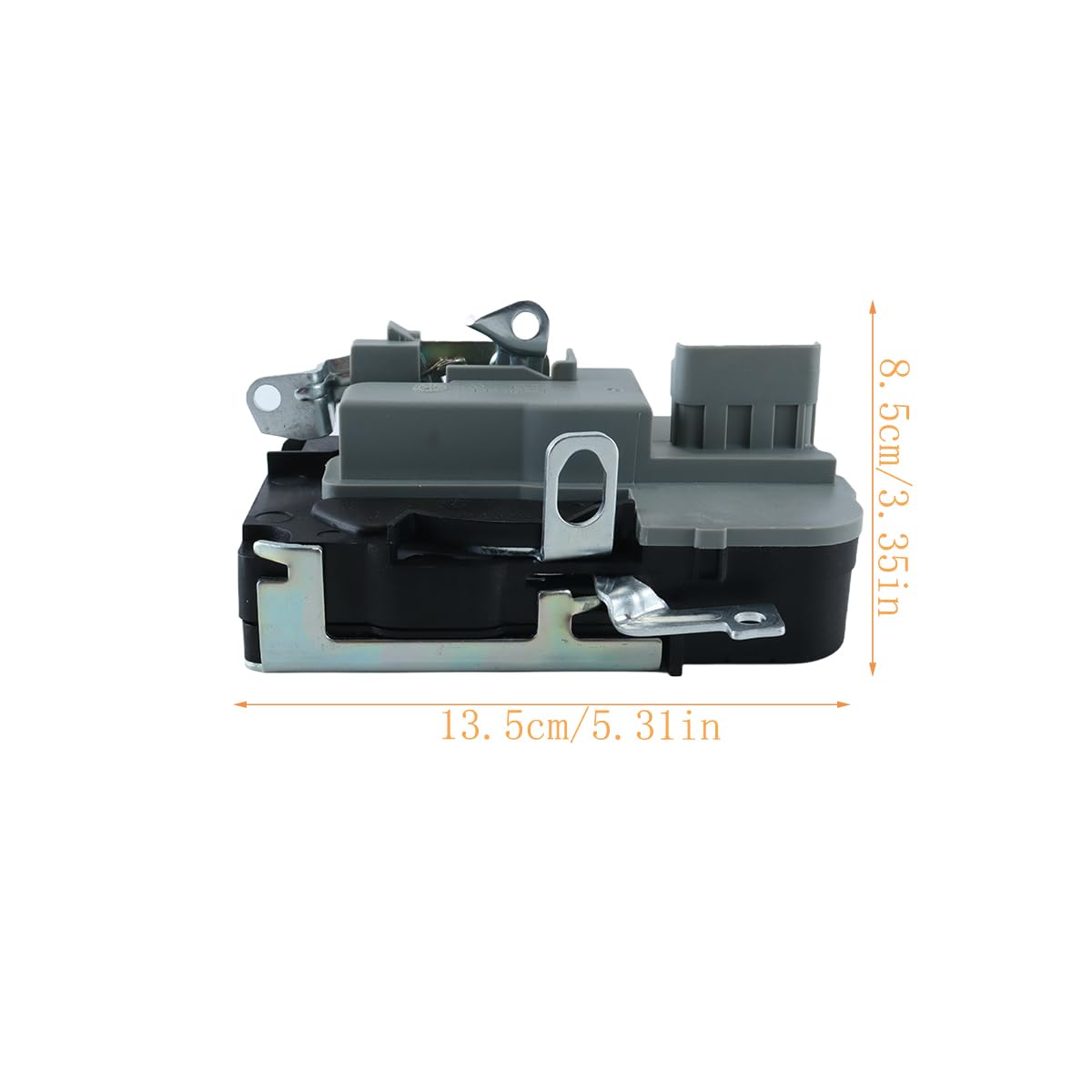 Serrure de porte avant gauche compatible avec 206 (1998-2013), côté conducteur, référence 9135R9