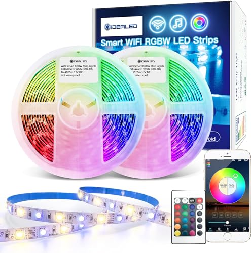 GIDEALED Tira LED RGBW 10 metros con control WiFi miniatura 1