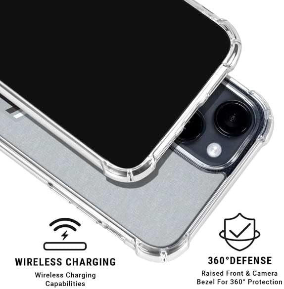 Skinit Clear Phone Case Compatible with iPhone 15 - Officially Licensed Ohio State University OSU Logo Design