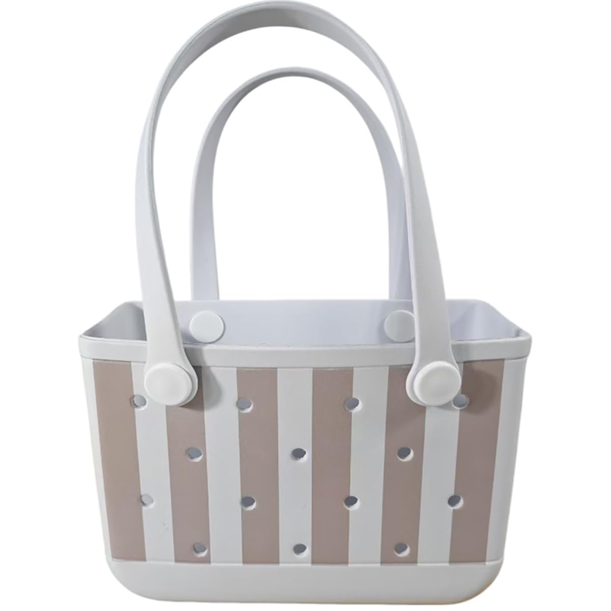Panier de rangement portable imperméable avec double poignée amovible EVA