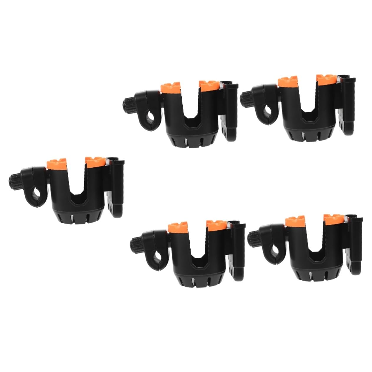 PACKOVE 5 Pièces Porte-Tasse en Guidon Titulaires Porte-gobelets Porte-gobelet déambulateur Marcheur Porte-Tasse extérieure Support de Tasse Abdos