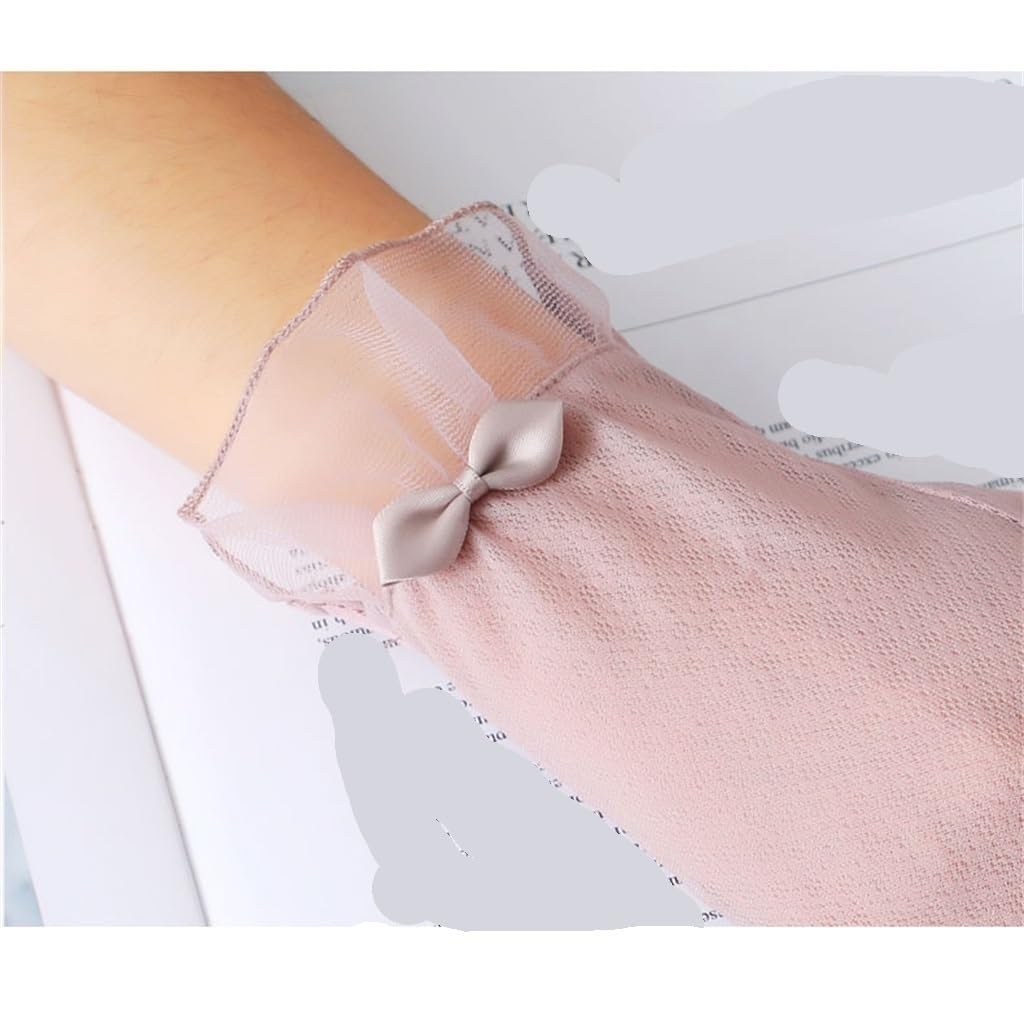 Gloves Women's Thin Shade Lace Breathable Stretch Touch Screen Riding A Tram