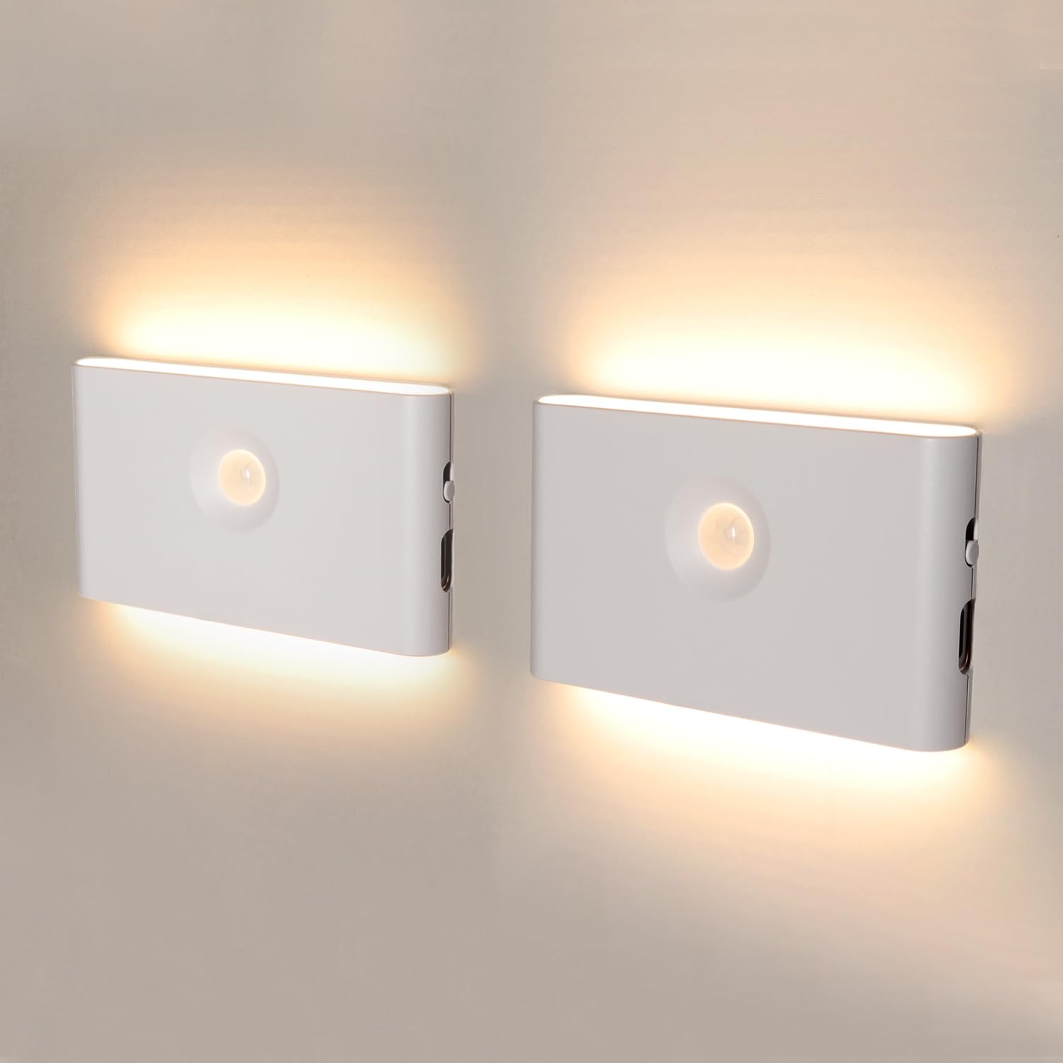 DAMI Night Light with Motion Detector Led Children Night Light Rechargeable Battery Operated Stairs Light 3 Modes Closet