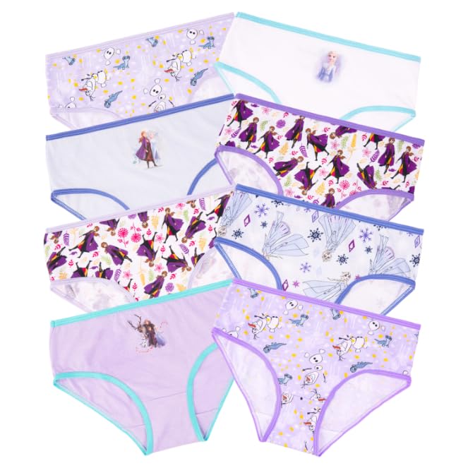 Handcraft Girls Panties Frozen, Toy Story, Baby Shark, Wonder Woman Underwear 8-Pack Toddler/Little Kid/Big Kid Briefs2