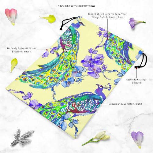 Image of ArtzFolio Tropical Pattern D2 | Reusable Sack Bag | Bag for Gym, Storage, Vegetable & Travel