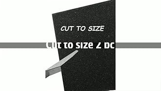 RODAK 2 Foam Filters, Cut to Size for All Vacuum Cleaners That Use Pre-Motor or Air Inlet Foam Filter