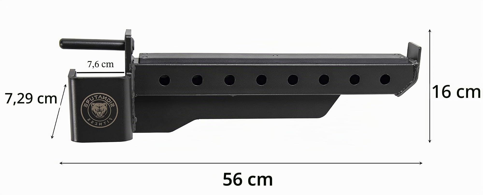 Signature Fitness SF-3 Power Squat-Käfig, Kapazität 7,6 x 7,6 cm, mit J-Haken und Sicherheitsgurten, weiteres Zubehör optional