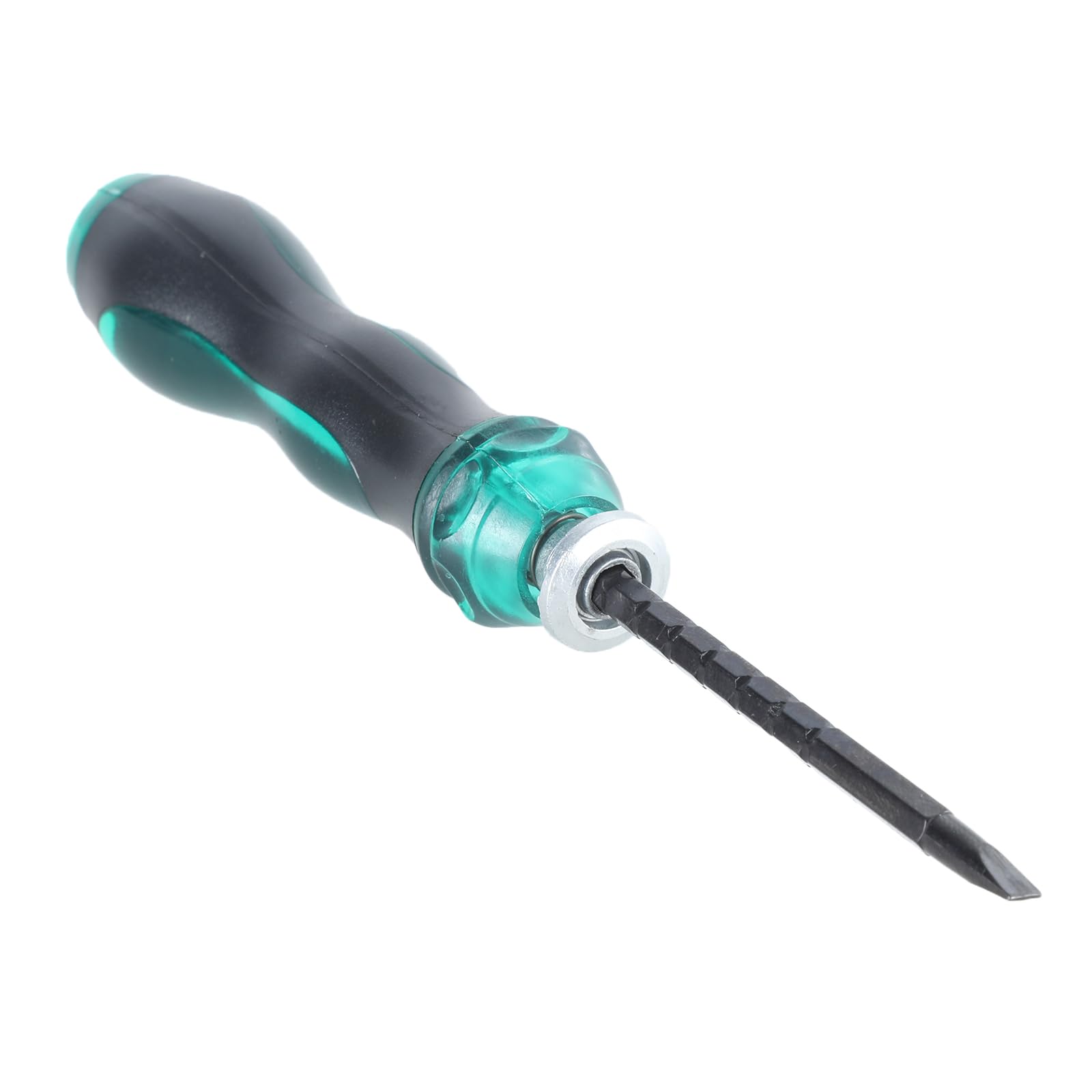 Tsophreniq 3 Inches Telescopic Ratcheting Telescopic Screwdriver Double Purpose Ratcheting Screw Driver Adjustable Rod Length Hand Tool Telescopic Screwdriver