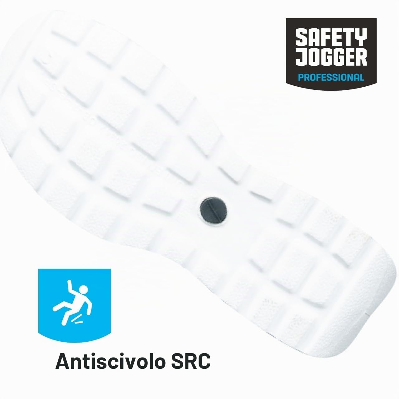 Safety Jogger Zoccolo Leggero Uomo e Donna 39 - OXYVA - Zoccoli Antiscivolo, antibatterici, antistatici e antifungini, Scarpe di Sicurezza, Oxypas, Bianco