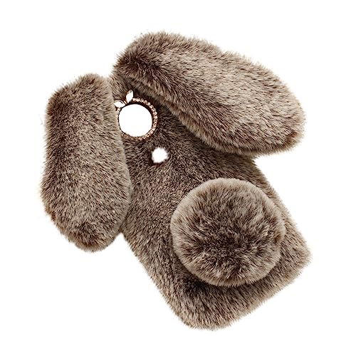 Coque TPU souple Jojofuny protection peluche lapin douce et élégante haute finition
