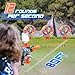 2 Pack Splatter Blasters, Full Auto Splat Blaster Toy Kits, 50000+, 10 Rs Per Seconds, 600 Hopper, Outdoor Team Game Activities Toy, 2 Rechargeable Batteries, Age 12+ Year Up