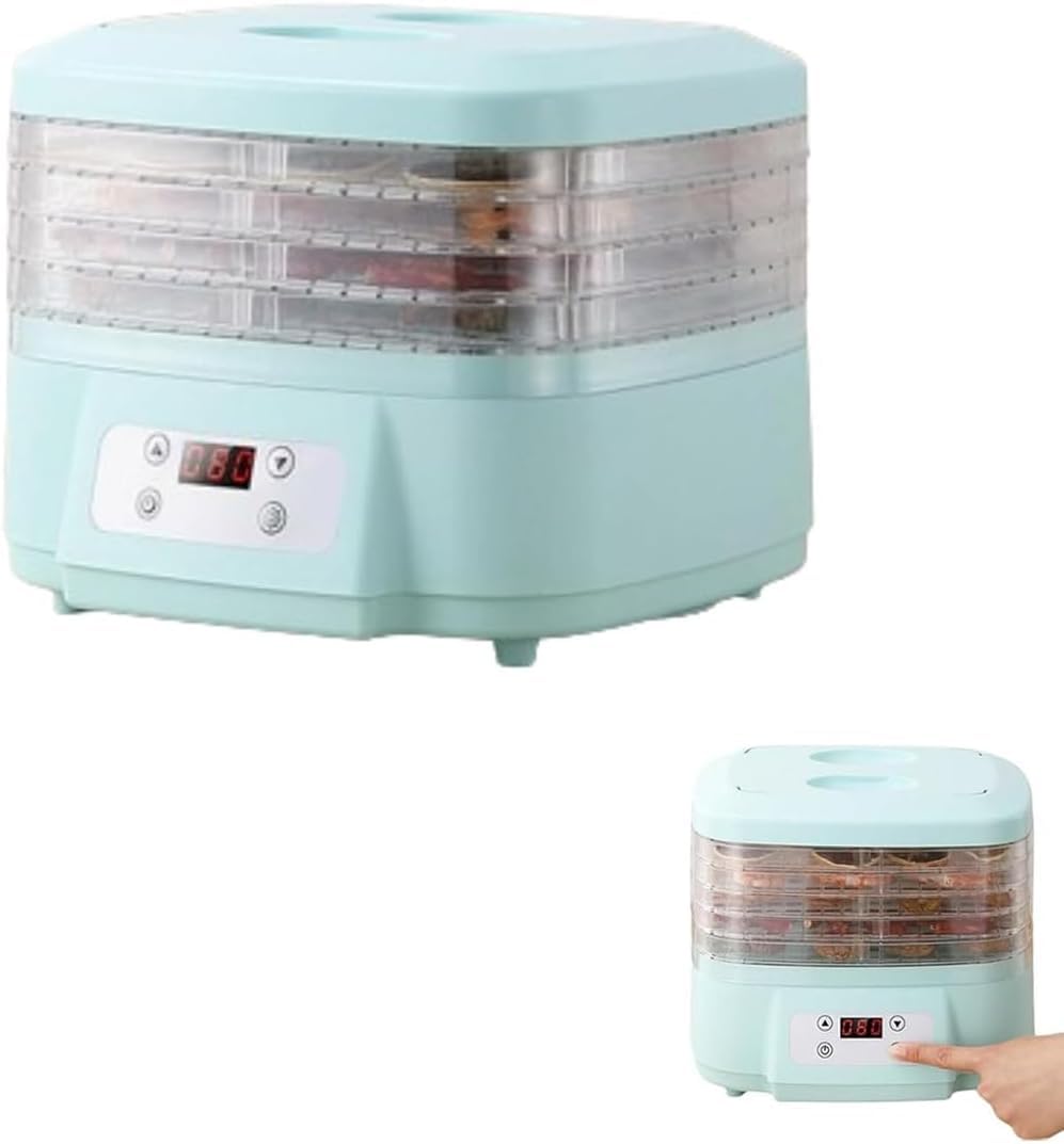 Máquina liofilizadora para el hogar, deshidratador de alimentos con temporizador digital y control de temperatura para dulces, aperitivos, frutas, verduras, carne de res y más