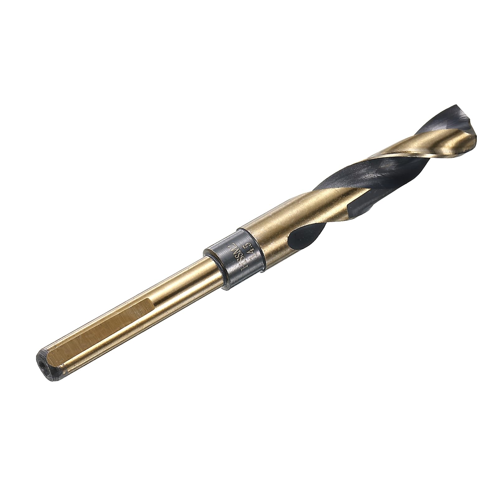 QUARKZMAN M2 HSS Spiralbohrer 14,5mm, Schaftdurchmesser 10mm, Cobalt Metallbohrer Länge 150mm Bohrer für Edelstahl, Kupfer, Holz, Schwarzgoldbeschichtung