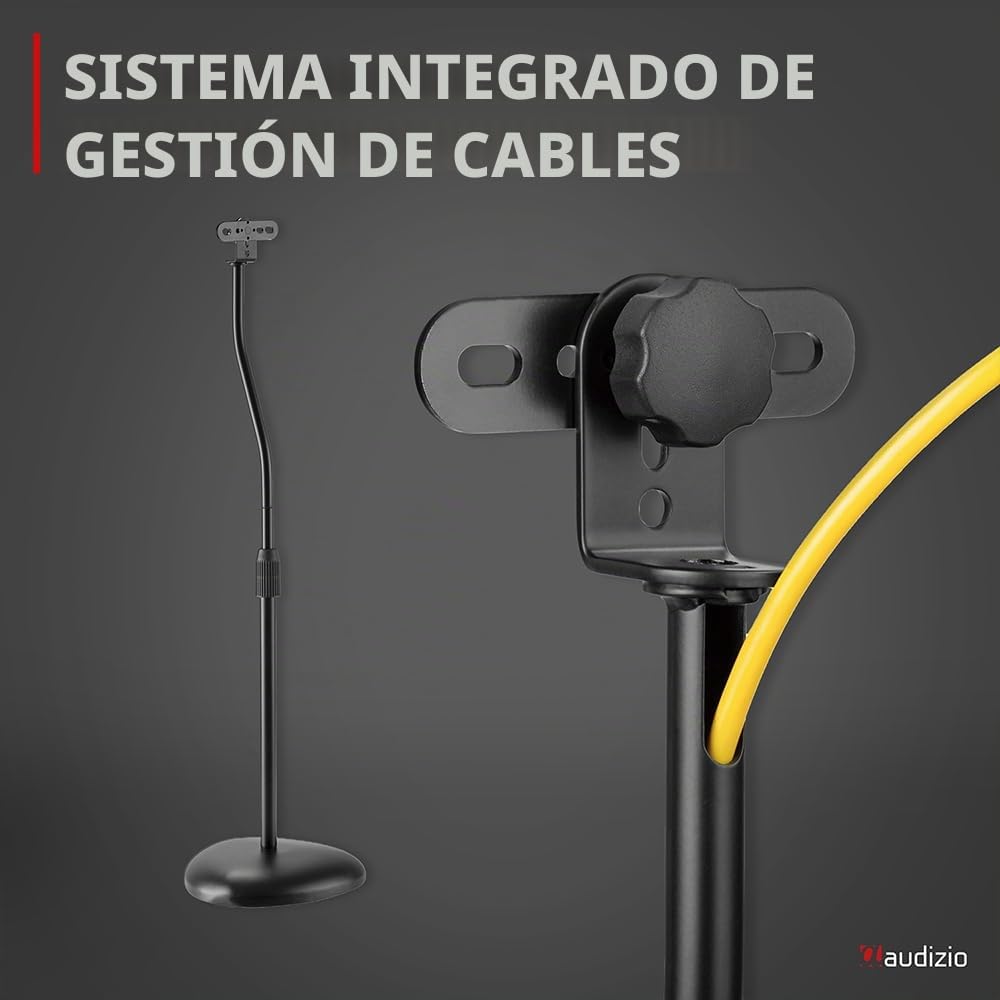 Audizio HTS12 Soportes de Suelo para Altavoz satélite Juego de 2