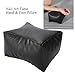 Hand Cushion Pillow, Manicure Hand Rest Washable Nail Art Design Salon Beauty Accessory Soft PU Arm Rest Nail Care Pad(Black)