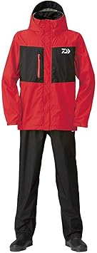 Amazon Co Jp Daiwa Dr Rain Max Rain Suit Red L Clothing Accessories