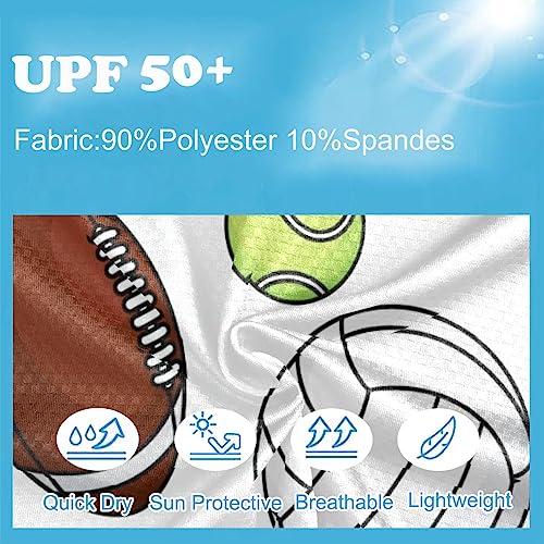 Image of CaTaKu Boys Swim Shirt Long Sleeve Rash Guard for Boys Toddler Rashguard Water Sun Shirt UPF+ 50 Swimwear