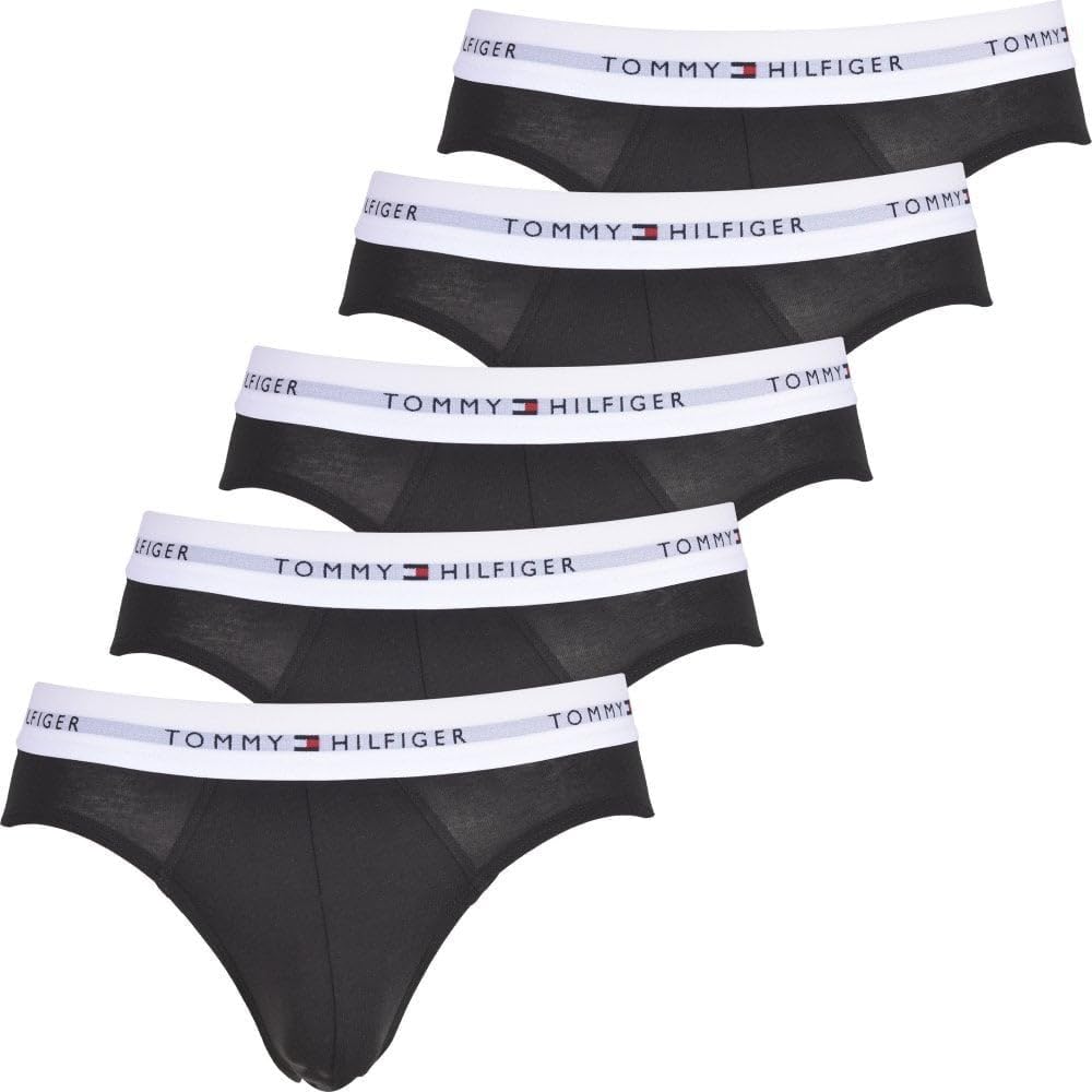 Tommy Hilfiger Majtki męskie, Wielokolorowy (czarny/czarny/czarny/czarny), M