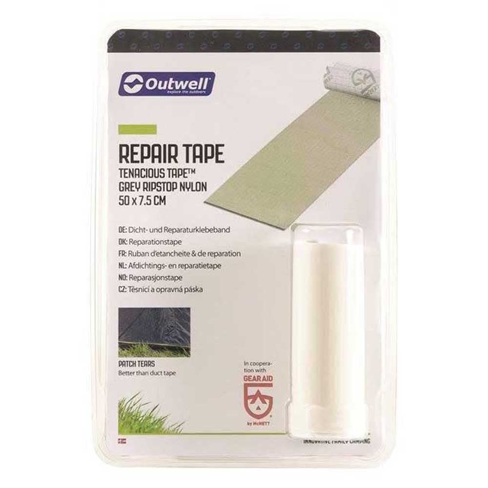 Outwell Repair Tape Grey für Markisen, Nylon, Reparatur-Set, Erwachsene, Unisex, Grau, Einheitsgröße Sport & Freizeit