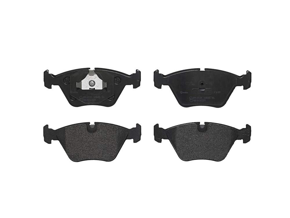 Brembo Schwarz P 36 007 Bremsbelagsatz, Scheibenbremse - (4-Teilig) | Kompatibel Mit: Daimler Xj, Xj 40, 81, Jaguar Xj, Xj, Xj, Xj Coupe, Xjsc Convertible, Xk 8 Convertible, Xk 8 Coupe