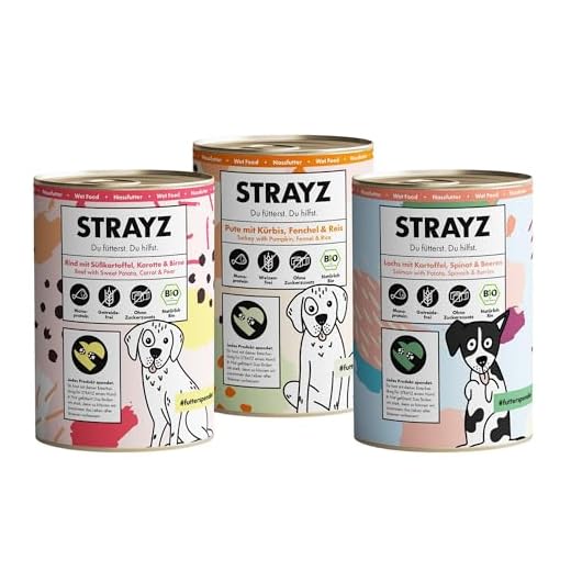 STRAYZ Bio Hundefutter Probierpaket
