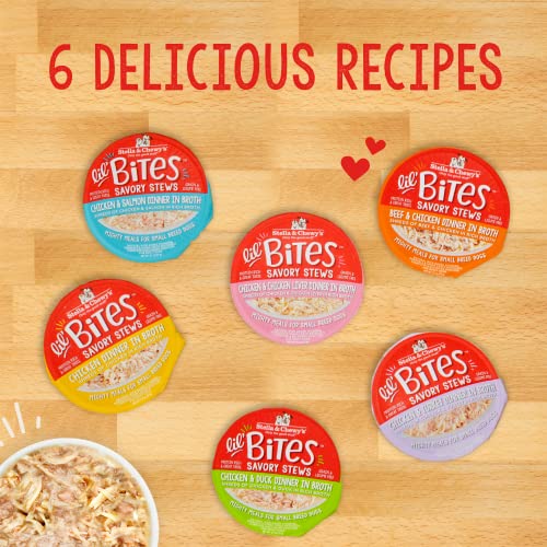 Stella & Chewy's Lil Bites Savory Stews for Small Breeds Chicken Dinner in Broth, 2.7 oz. Cups (Pack of 12) - image 8