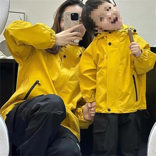 Kids Girls Multiple Pockets Hooded Windbreaker Zip Up Long Sleeve Cargo Windproof Coats Fall Stylish Warmth Jackets4