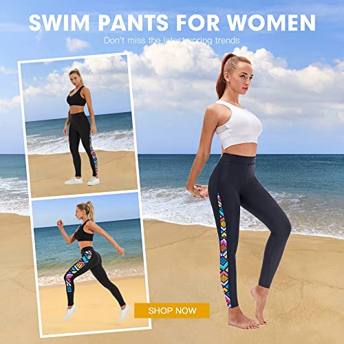 Swim Pants For Women Upf 50+ Long Swim Leggings Tights Spf Uv Protection Water Pants Diving Rash Guard Wetsuit #TOP1