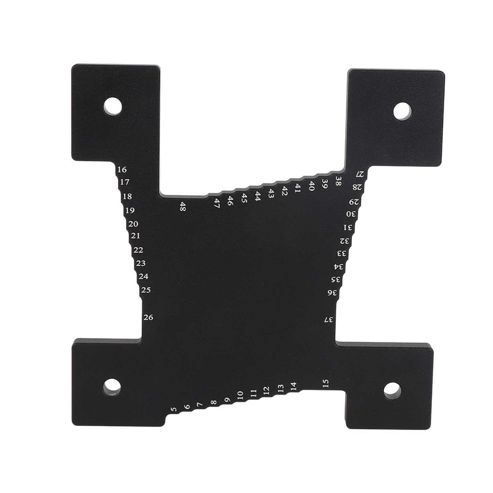 2Pcs Height, Aluminum Alloy Metric Scale, Accurate Cutting Depth Measurement Tool for Table Saw Setting and Planer Depth