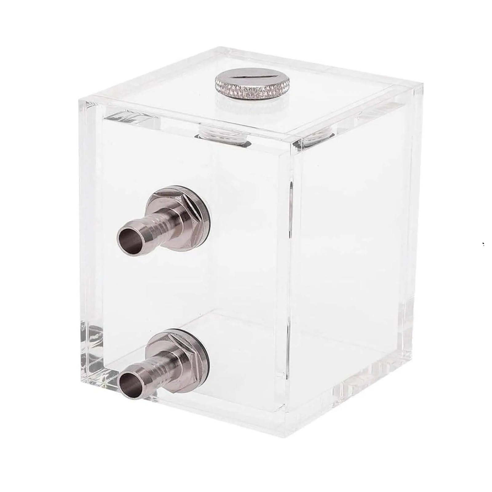 Nikou Réservoir de Refroidissement à Eau de 200 ml en Acrylique, Réservoir de Pompe de Refroidisseur d'eau de PC Transparent Système Liquide Refroidisseur, pour Ordinateur