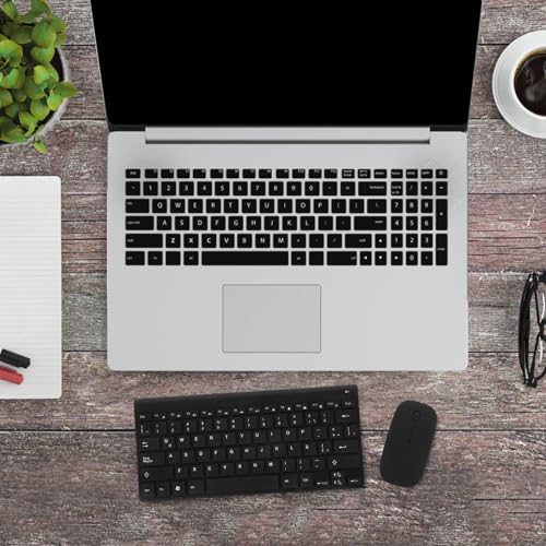 Teclado ratón inalámbrico latino, combo duradero para aprendizaje 6