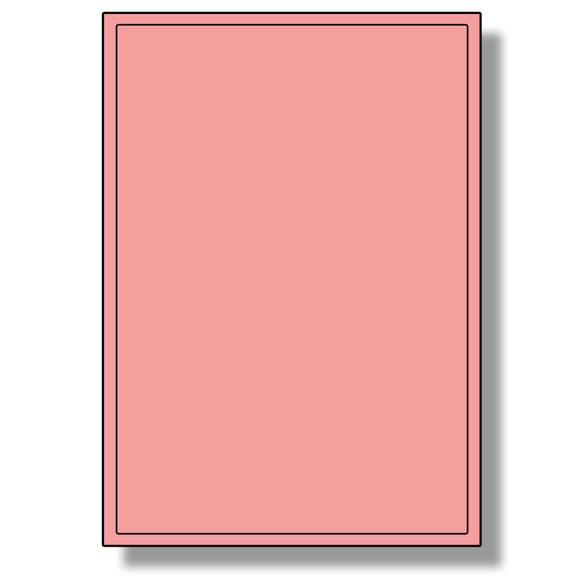 Label Planet® 1 Per Sheet, 50 Sheets (50 Pink Labels). Coloured Labels A4 Matt, 199.6 x 289.1mm, LP1/199 C. — image 1