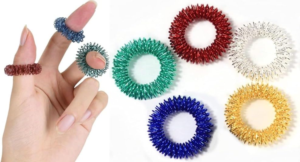 5Pcs Multicolor Finger Massage Rings Prickly Sensory Acupressure Ring, Color Professional Processed,Manual Massage Balls,Exercise One’s Fingers Health Care Products Health and Household,Massage Tools 5Pcs Multicolor Finger Massage Rings Prickly Sensory Acupressure Ring, Color Professional Processed,Manual Massage Balls,Exercise One’s Fingers Health Care Products Health and Household,Massage Tools