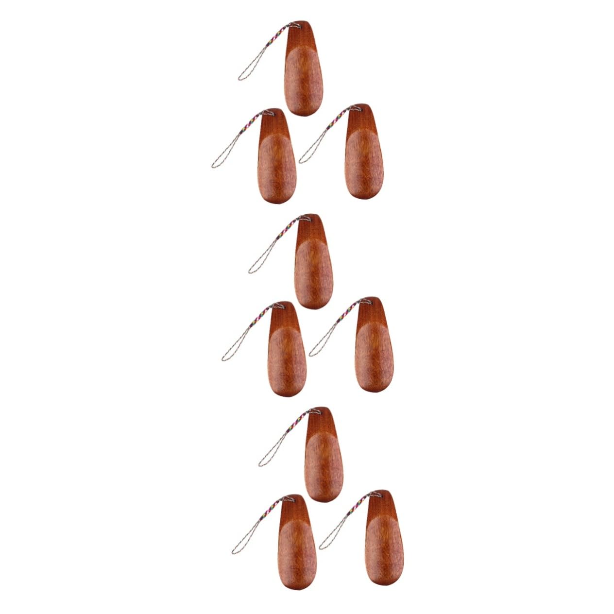 VALICLUD 9stücke Holzschuhlöffel Mini Tragbare Anziehhilfe Für Schuhe Ergonomisches Design Leicht Und Komfortabel Für Täglichen Gebrauch