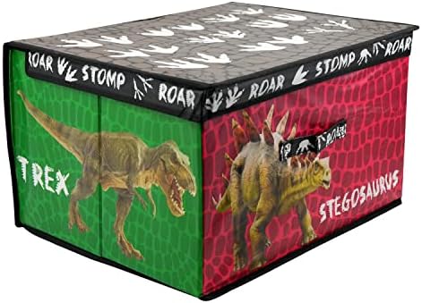 Large Collapsible Jumbo Storage Box Folding Storage Chest Kids Room Tidy Toy Box (Bricks)