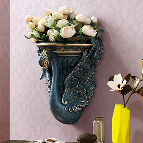 Pot succulent à suspendre en forme de cygne pour décoration murale - 3