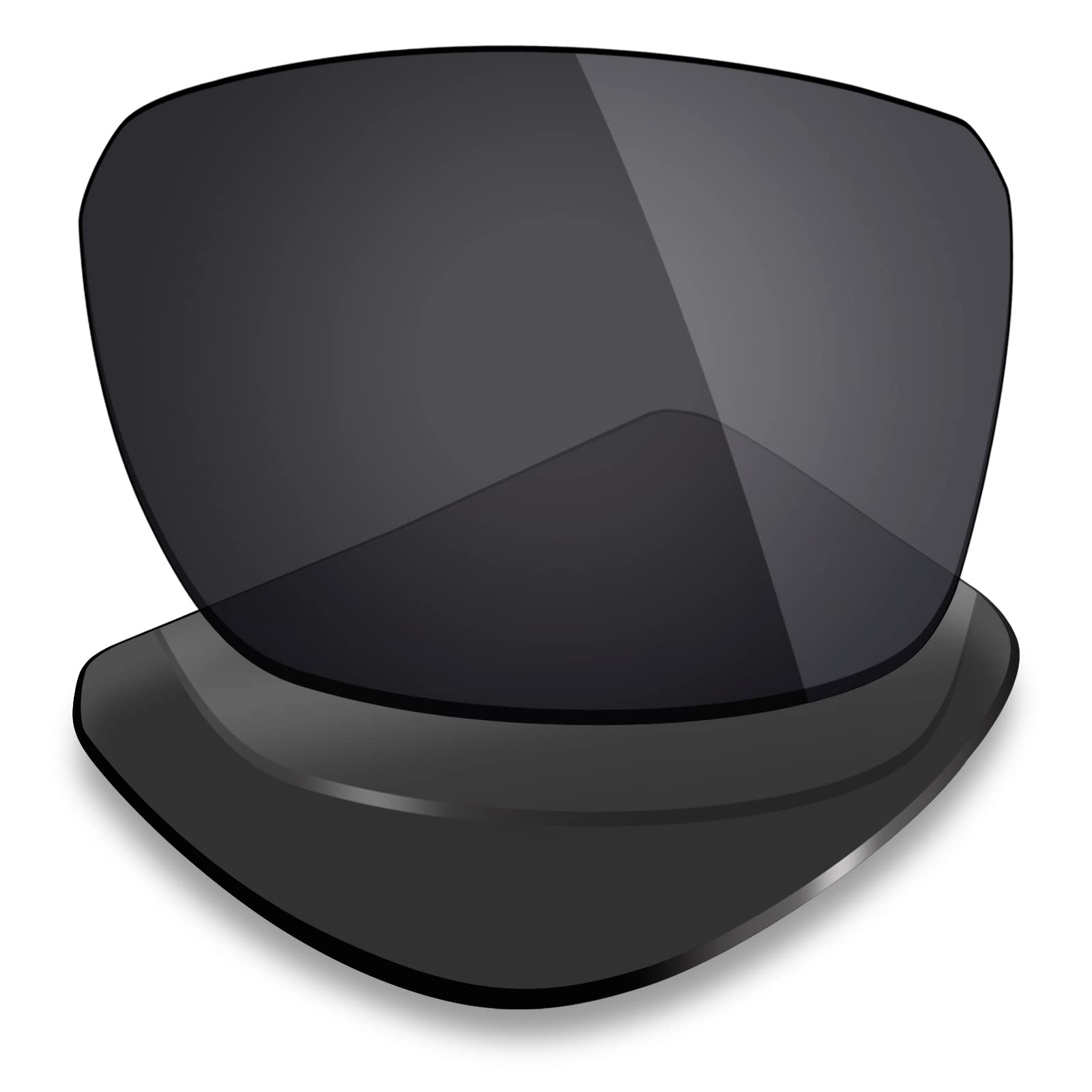 Mryok Lentes de repuesto para Arnette Stripe AN4251-58 mm - Opciones, Polarizado, negro sigiloso., Talla única