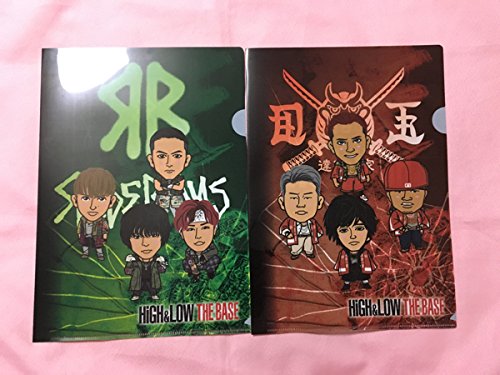 Amazon.co.jp: HiGH&LOW THE BASE クリアファイル2枚セット RUDE BOYS 