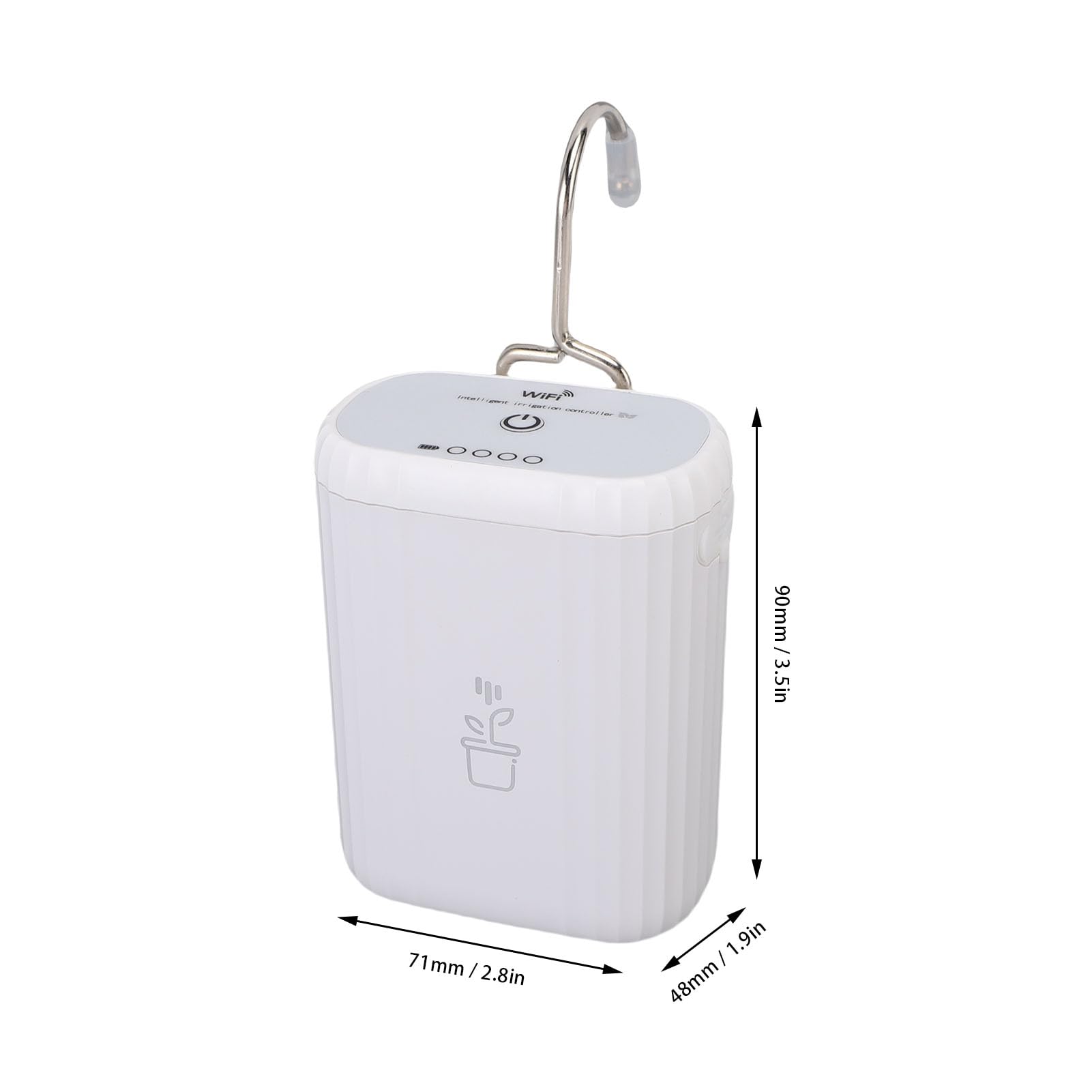 Ausla Irrigatore Automatico per Piante, di Irrigazione Intelligente con Gocciolatori Regolabili, Controllo WiFi e Timer Personalizzabile per Piante da Giardino da Interno Ed Esterno
