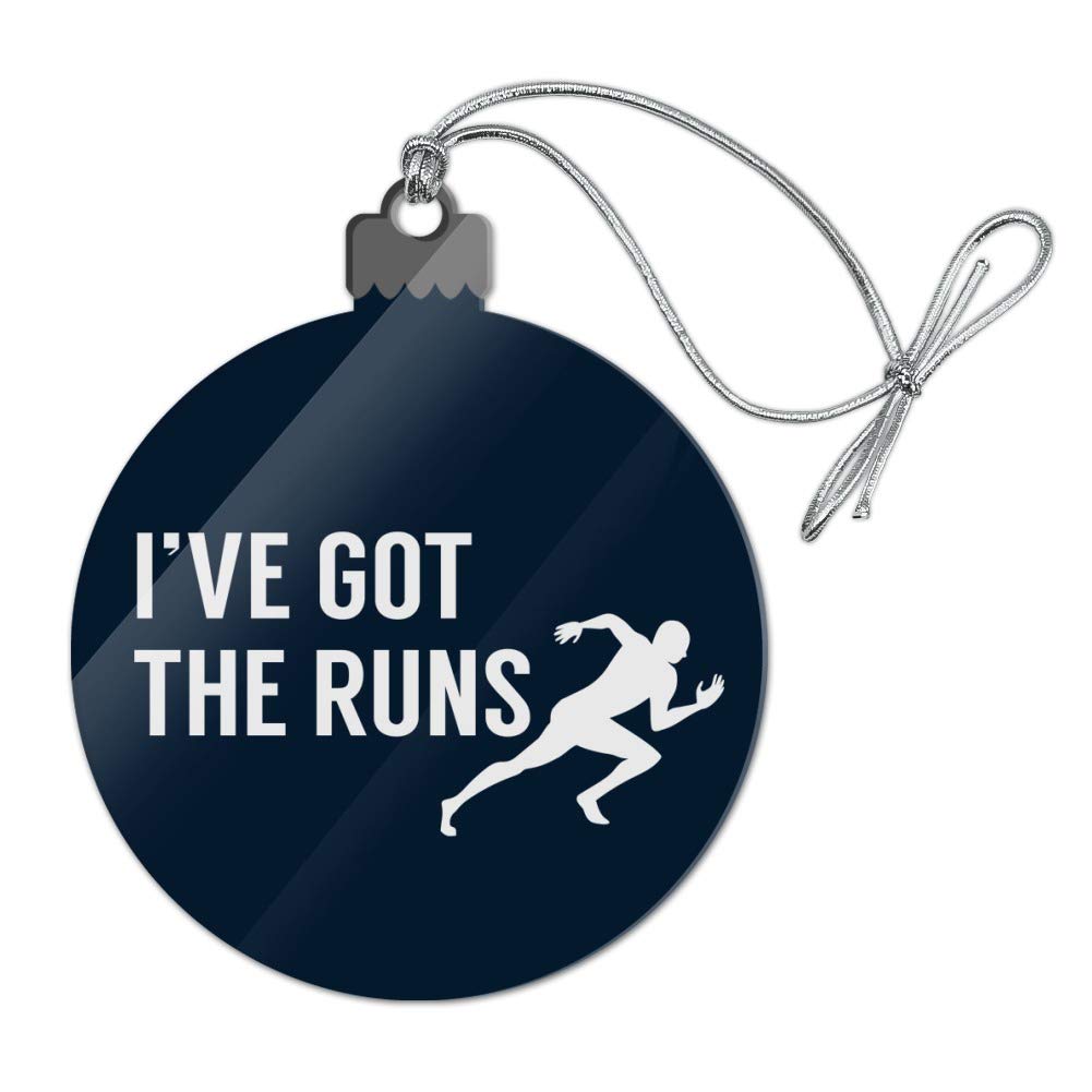 I've Got The Runs Running Runner Funny Acrylic Christmas Tree Holiday-image-48