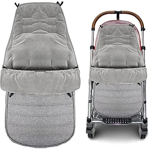 XIFAMNIY Toddler Multi-Use Water Proof Oudtoor Universal Stroller Bunting Bag, Winter Baby Warm Stroller Bunting Bag, Suit for 6-24M（Grey Velvet） Cover