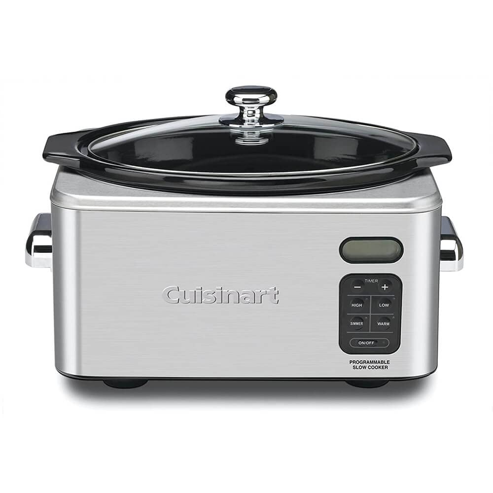 Cuisinart PSC-650 Stainless Steel 6-1 2-Quart Programmable Slow Cooker Silver