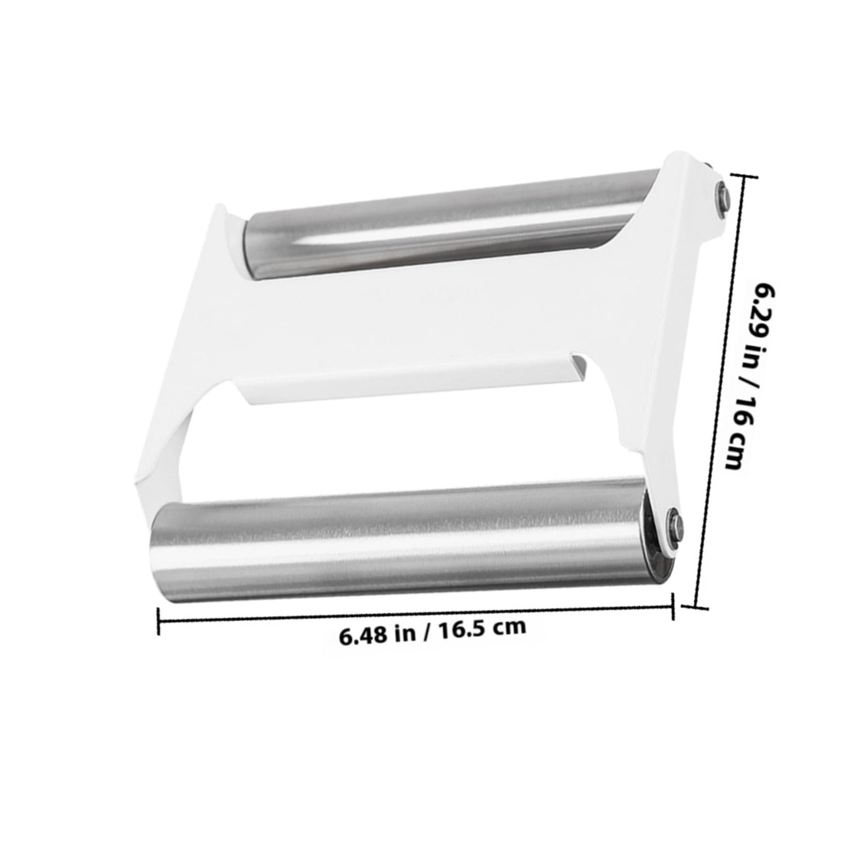 jojofuny Rodillo de Masa de Acero Inoxidable para Repostería Resistencia a Roturas y Diseño Ergonómico, Adecuado para Panaderías y Procesamiento de Pasteles