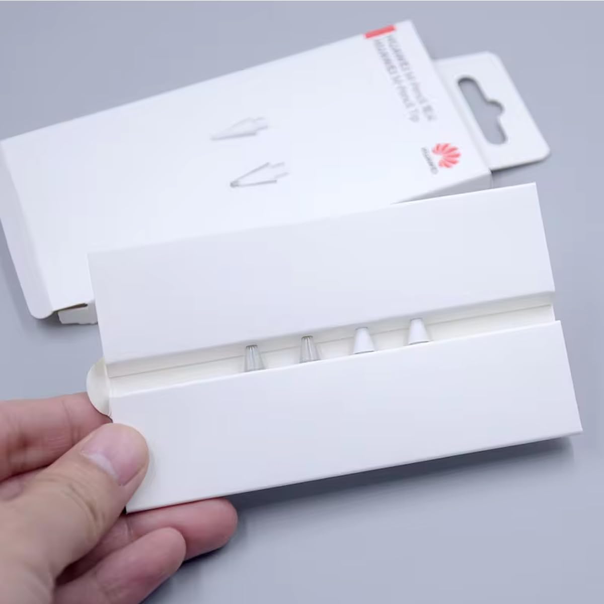 Original Tips for Huawei M-Pencil 2nd Generation 3rd Generation White Edition Appearance cd54/S/L cd54R Replaceable Nibs (White Tips 2pcs +Clear 2pcs)