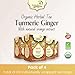 Adanim Bio Turmeric Ginger Herbal Tea Bags Organic Natural Ingredients Caffeine Free Pure Herbal Blend Ginger Turmeric Tea 80 Individually Wrapped Tea Bags Vegan Kosher