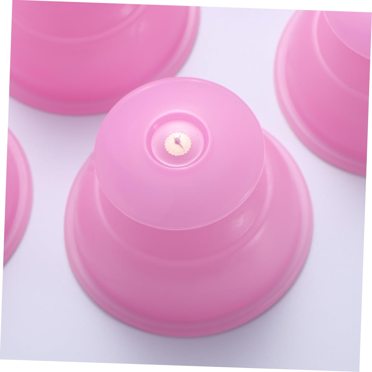 Rose Ventouses de Massage Set de Set de Pièces, Lot de 12 en Silicone