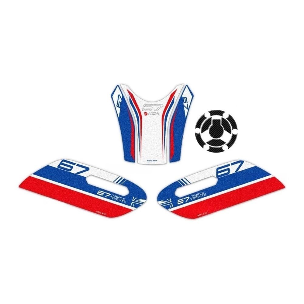 Motorcycle Accessoris Fuel Tank Sticker Tank Pad Decal Oil Gas Cap Protector for Trident 660 Trident 660 Gas Tanks Protector