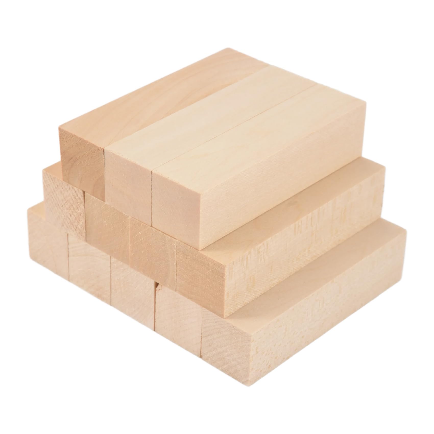 Agwuoetr Whittling and Carving Wood Blocks Unfinished Wood Blocks Basswood Carving Blocks Set for Carving Beginners