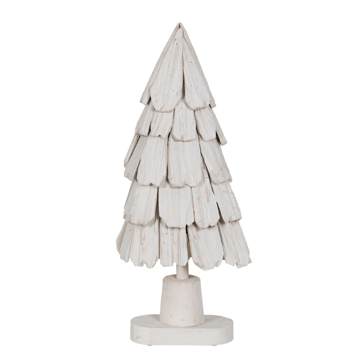 Árbol de Navidad Blanco Madera de Paulonia 34 x 19 x 80 cm
